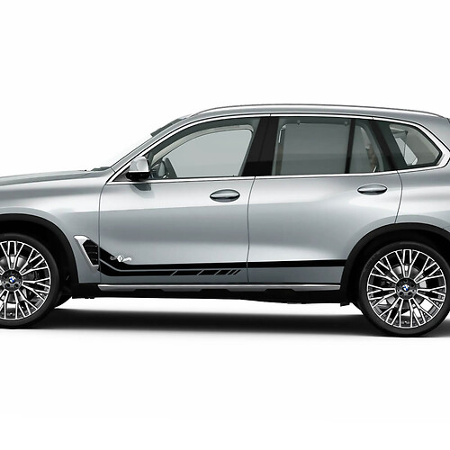 Kit de calcomanías adhesivas de rayas laterales personalizadas para gráficos de vinilo BMW X5 G05
