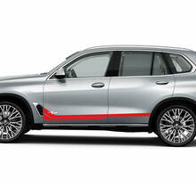 Kit de calcomanías adhesivas de rayas laterales personalizadas para gráficos de vinilo BMW X5 G05
 2