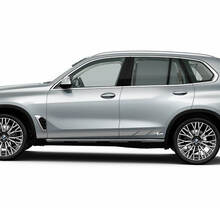Kit de calcomanías adhesivas con rayas laterales estroboscópicas para BMW X5 G05 - Gráficos de vinilo personalizados 2
 3