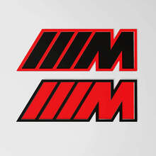 Emblema de placa de guardabarros 3D estilo M para modelos BMW_3
