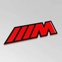 Emblema de placa de guardabarros 3D estilo M para modelos BMW_4