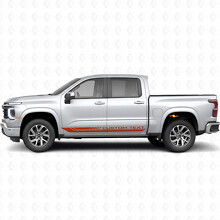 Franja de vinilo personalizada para marco de puerta y panel de estribo para Chevrolet Silverado 1500 Nueva Generación 2027_4