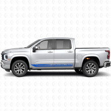 Franja de vinilo personalizada para marco de puerta y panel de estribo para Chevrolet Silverado 1500 Nueva Generación 2027_5