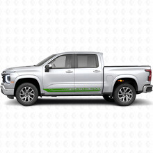 Franja de vinilo personalizada para marco de puerta y panel de estribo para Chevrolet Silverado 1500 Nueva Generación 2027_6