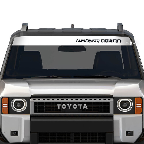 Calcomanía de vinilo para parabrisas Land Cruiser Prado para Toyota Land Cruiser 2024
