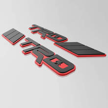 Insignia TRD Sasquatch Bigfoot 3D - Emblema de insignias de guardabarros personalizadas para Toyota TRD
 3