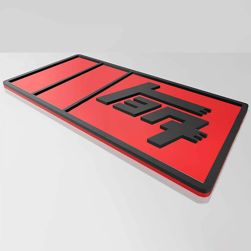 Insignia TEQ 3D - Emblema de insignias de guardabarros personalizadas para Toyota
