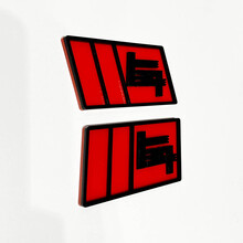 Insignia TEQ 3D - Emblema de insignias de guardabarros personalizadas para Toyota
 4