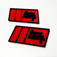 Insignia TEQ 3D - Emblema de insignias de guardabarros personalizadas para Toyota
 5