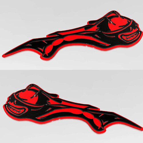 Insignia TEQ 3D - Emblema de insignias de guardabarros personalizadas para Toyota
