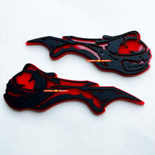 Emblema 3D Insignia de Guardabarros Abeja Scatpack para Dodge Charger y Challenger_6