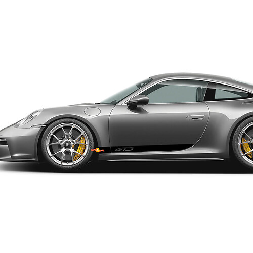 Porsche 911 GT3 Etiqueta adhesiva con el logotipo lateral - Gráficos de vinilo personalizados 2
