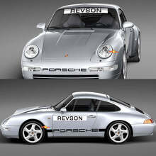 Juego de calcomanías de pegatinas Porsche 911 Racing de 1974 - Gráficos de vinilo clásicos para restauración y personalización 3
 2