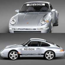 Juego de calcomanías de pegatinas Porsche 911 Racing de 1974 - Gráficos de vinilo clásicos para restauración y personalización 3
 2