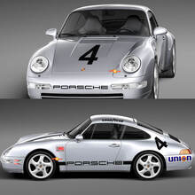Juego de calcomanías de pegatinas Porsche 911 Racing de 1974 - Gráficos de vinilo clásicos para restauración y personalización 3
 3