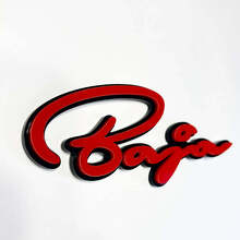 Insignia de Guardabarros 3D Baja Script para camión Musclecar_5