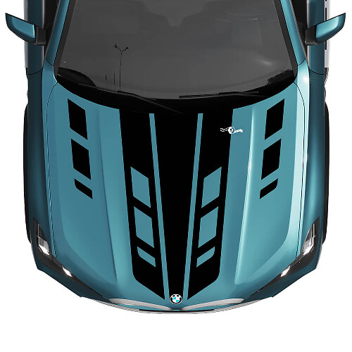 BMW X5 G05 Acento de capó Franja personalizada Calcomanías 2
