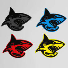 Emblema de insignias de guardabarros con insignia 3D de Shark Hellshark
 3