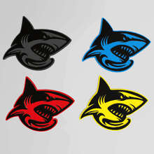 Chapa Shark Hellshark 3D Placas Guardabarros Emblema 2 3