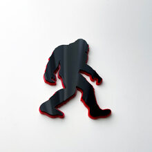 Insignia Emblema 3D Guardabarros Bigfoot Sasquatch_3
