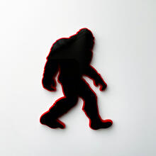 Insignia Emblema 3D Guardabarros Bigfoot Sasquatch_4