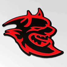 Insignia 3D Dodge Demon Emblemas de Guardabarros Emblema 3 2