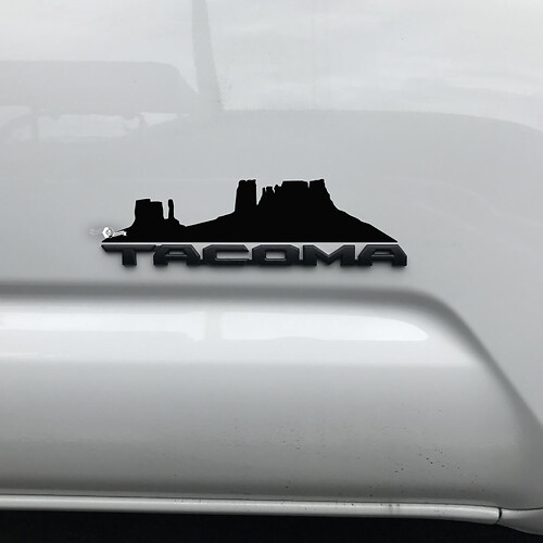 Toyota Tacoma Mountains Arizona Canyon Calcomanía adhesiva sobre insignia
 1