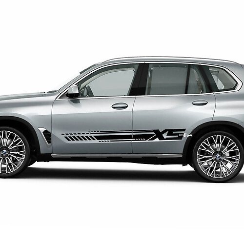 Kit de calcomanías adhesivas de rayas laterales Dynamic Racing para BMW X5 G05 - Gráficos de vinilo personalizados
