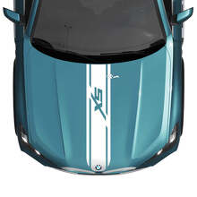 Calcomanía adhesiva de rayas personalizadas para capó BMW X5 G05: gráficos de vinilo para una apariencia elegante y deportiva
 2