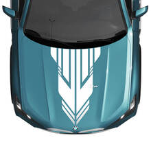 BMW X5 G05 Hood Custom Accent Stripe Calcomanía estroboscópica - Pegatinas gráficas de vinilo
 2