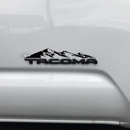 Calcomanía de vinilo para la insignia Overmountain Range para Toyota Tacoma