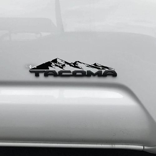 Calcomanía de placa Mountains Over para Toyota Tacoma