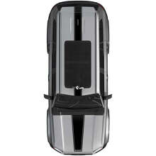 Calcomanías en vinilo de franjas de capó y techo kit gráfico para Toyota Land Cruiser Prado 3
