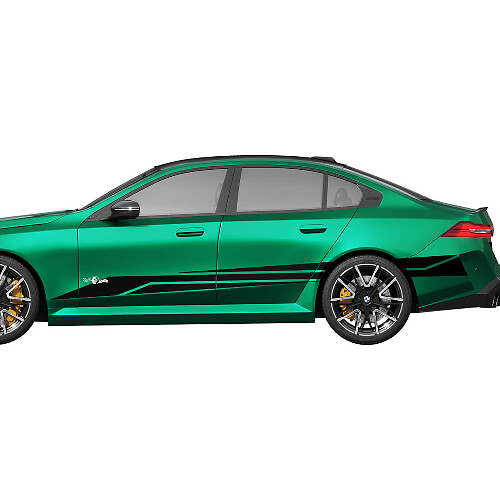 Kit de calcomanías de acento lateral para BMW Serie 5 G60 M5 G90 - Calcomanías de vinilo SupDec Graphix
 1