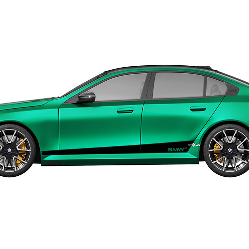 Kit de calcomanías decorativas para panel basculante lateral para BMW Serie 5 G60 M5 G90 - Adhesivos de vinilo SupDec Graphix
