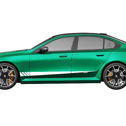 Kit de calcomanías de acento para puertas laterales Vinilo adhesivo para Bmw Serie 5 G60 M5 G90
