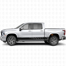Franjas de vinilo escalonadas para puertas y paneles laterales para Chevrolet Silverado 1500 Próxima Generación 2027_2