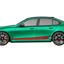 Kit de Adhesivos de Rayas Estroboscópicas Laterales para BMW Serie 5 G60 M5 G90 - Adhesivos de Vinilo SupDec Graphix
 3