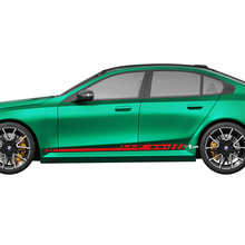 Kit de pegatinas Racing con rayas laterales para BMW Serie 5 G60 M5 G90 - SupDec Graphix Vinilos Adhesivos
 2
