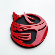 Insignia 3D personalizada, emblema de insignias de guardabarros con logotipo de Dodge Charger Challenger, Drag Bee Demon
 2