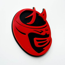 Insignia 3D personalizada, emblema de insignias de guardabarros con logotipo de Dodge Charger Challenger, Drag Bee Demon
 3
