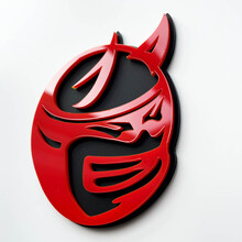 Insignia 3D personalizada, emblema de insignias de guardabarros con logotipo de Dodge Charger Challenger, Drag Bee Demon
 4
