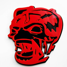 Insignia 3D Zombie Bee Super Bee - Emblema de guardabarros personalizado para automóviles, camiones y SUV
 2