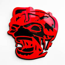 Insignia Emblema 3D Guardabarros Zombie Super Bee_3