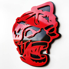 Insignia 3D Zombie Bee Super Bee - Emblema de guardabarros personalizado para automóviles, camiones y SUV
 4