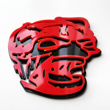 Insignia 3D Zombie Bee Super Bee - Emblema de guardabarros personalizado para automóviles, camiones y SUV
 5