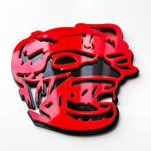 Insignia Emblema 3D Guardabarros Zombie Super Bee_5