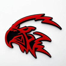 Insignia personalizada 3D Trackhawk Hellhawk - Emblema de guardabarros para Jeep Trackhawk
 5