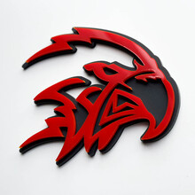 Insignia personalizada 3D Trackhawk Hellhawk - Emblema de guardabarros para Jeep Trackhawk 2
 2