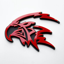 Insignia personalizada 3D Trackhawk Hellhawk - Emblema de guardabarros para Jeep Trackhawk 2
 3
